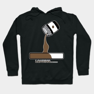 Coffee loading.typography slogan design. Hoodie